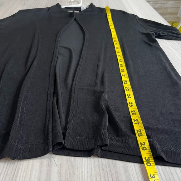 LIKE NEW! Chico's Travelers Non-Wrinkle Polished Open Cardigan Size 3 (16/18) - Picture 5 of 5